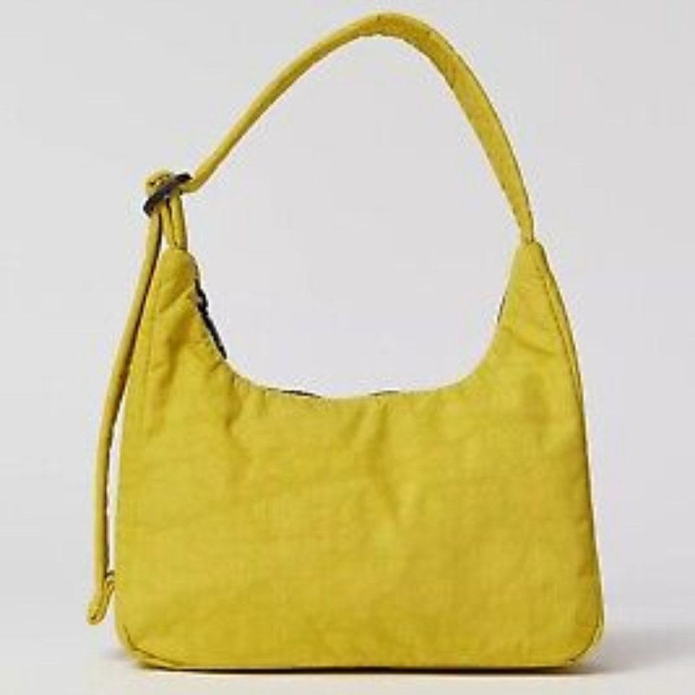 NWT Baggu Mini Nylon Shoulder Bag - Sour